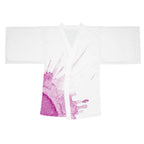 Watercolour Pink Splash - Womens Kimono Robe