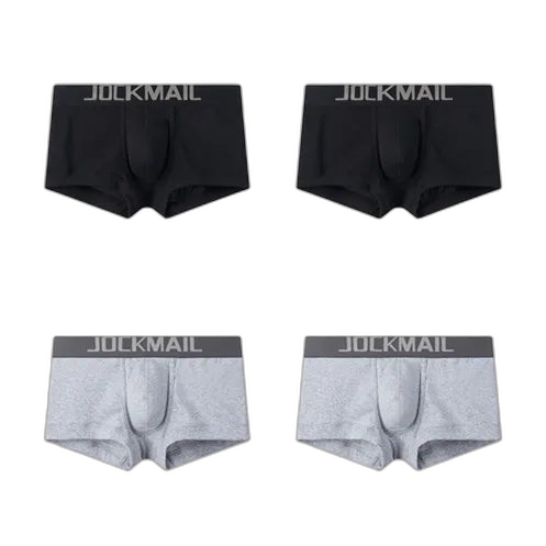 Jockmail Low Waist Boxers (4 Pack)