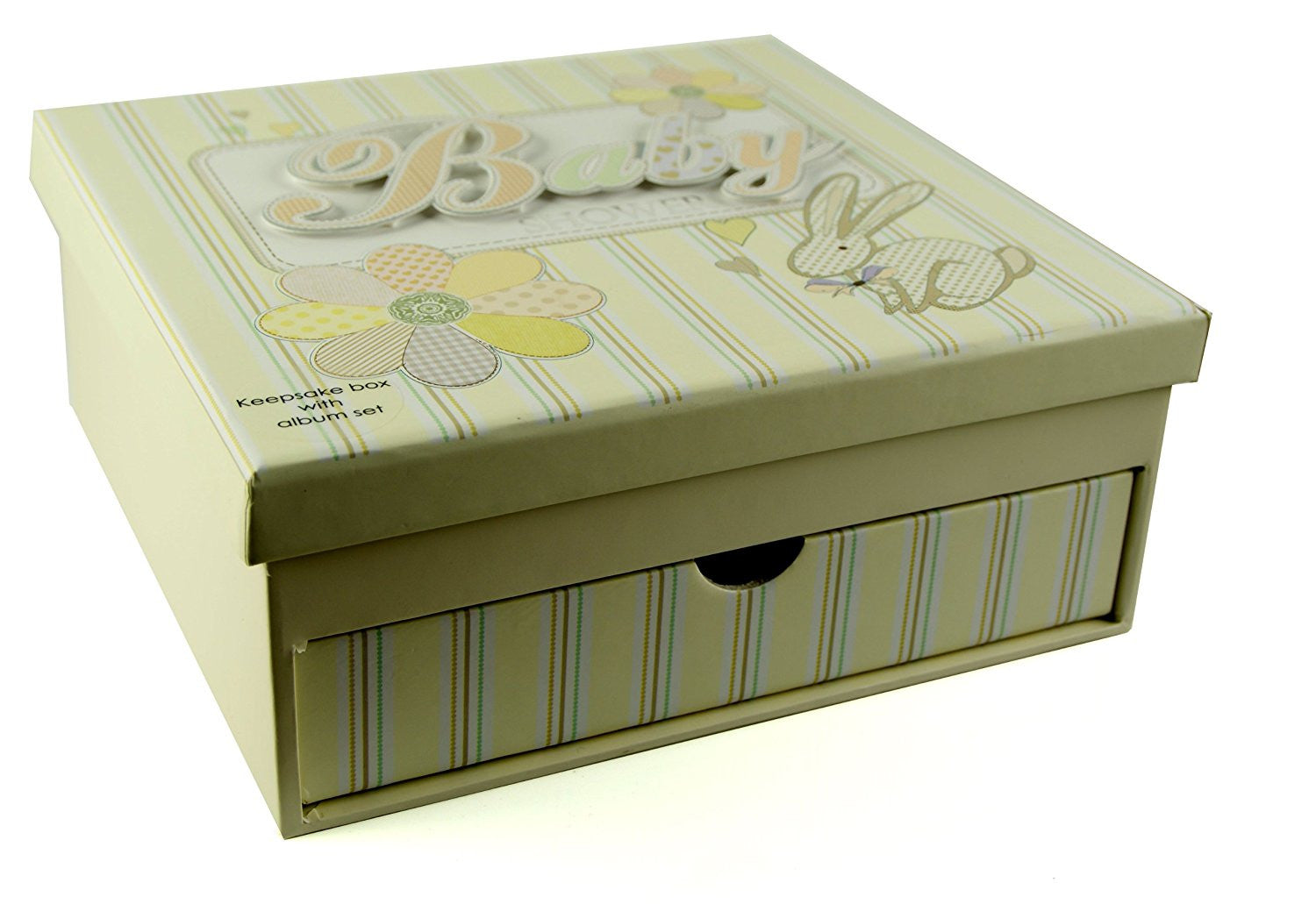 laura darrington baby shower keepsake box with album set patchwork collection