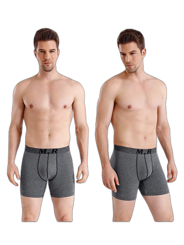 4 Pack Anti-Chafing High Elasticity Sports Boxer Briefs