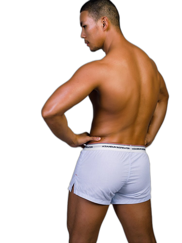 Men's Trendy Mid-Rise Breathable Lined Simple Home & Casual Boxers