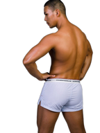 Men's Trendy Mid-Rise Breathable Lined Simple Home & Casual Boxers