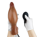 Yiren - Inflatable Dildo – Realistic Brown Expanding Dildo
