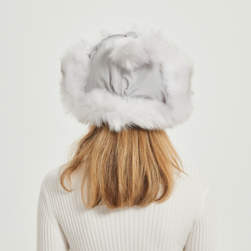 Fur Warm Fox-fur Hat European And American Style