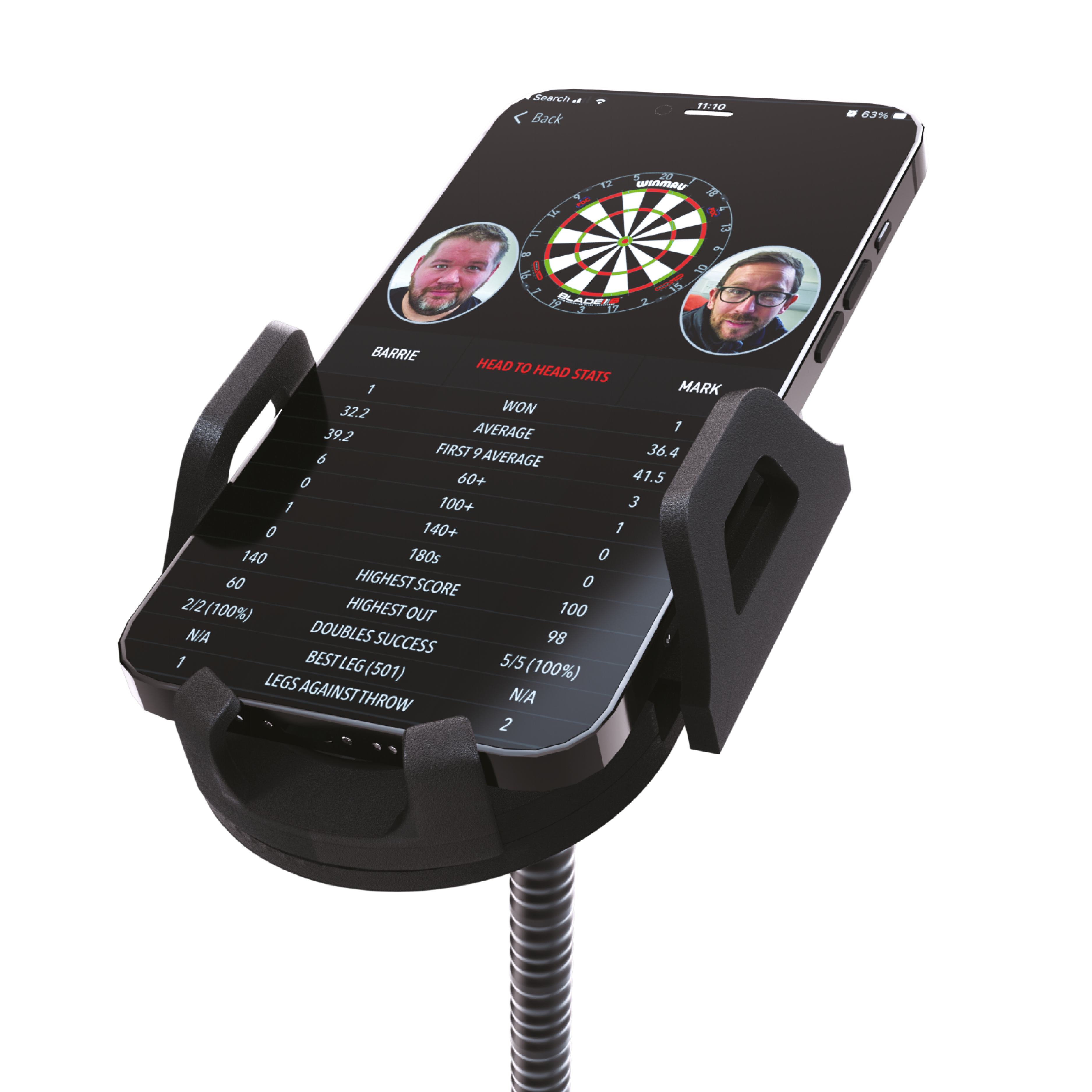 Winmau Iflex Dartboard Phone Holder