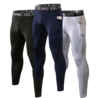 Mens Sports Thermal Leggings Compression Base Layer Tights