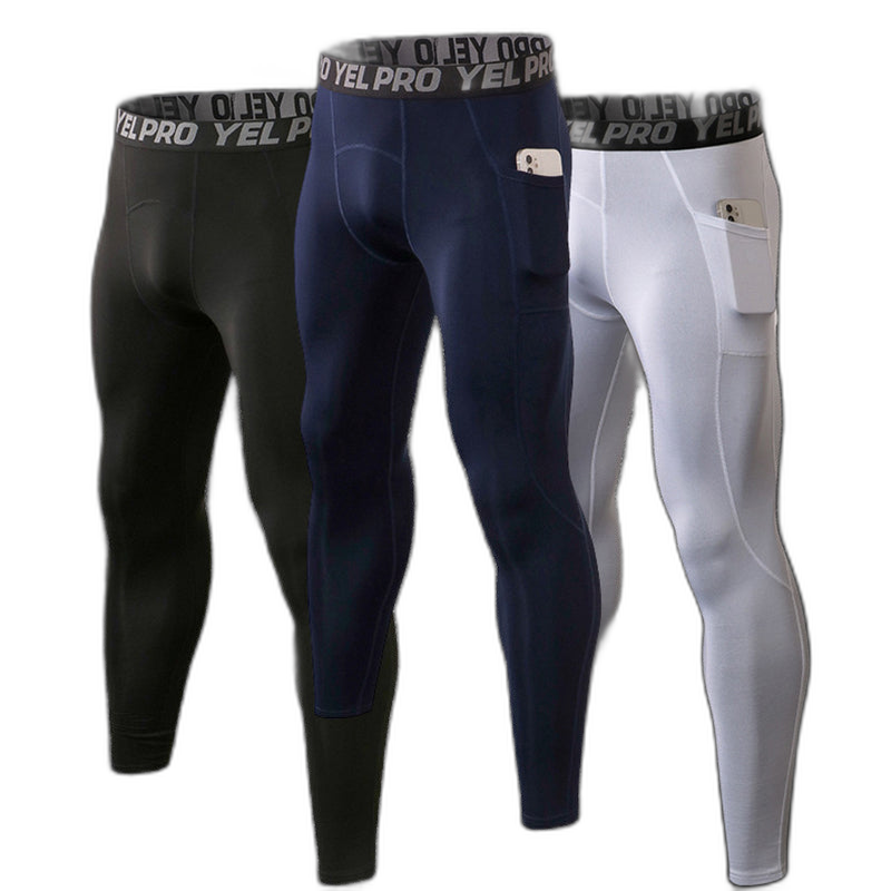 Mens Sports Thermal Leggings Compression Base Layer Tights