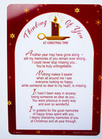 Thinking Of You At Christmas Time Grave Card Decorations Memorial Remembrance