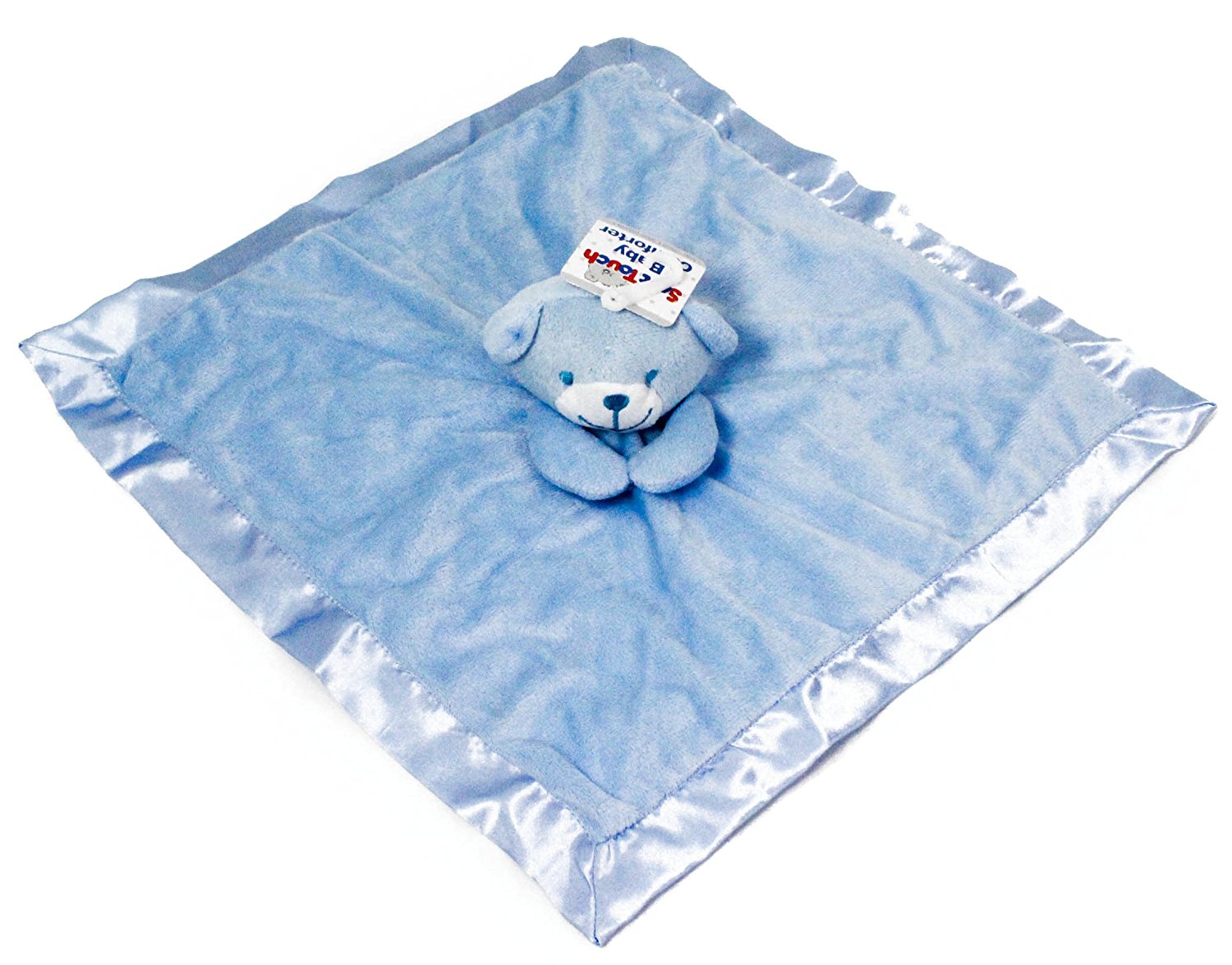 Soft Touch Baby Girl/Boy Luxury Teddy Comforter - Blue
