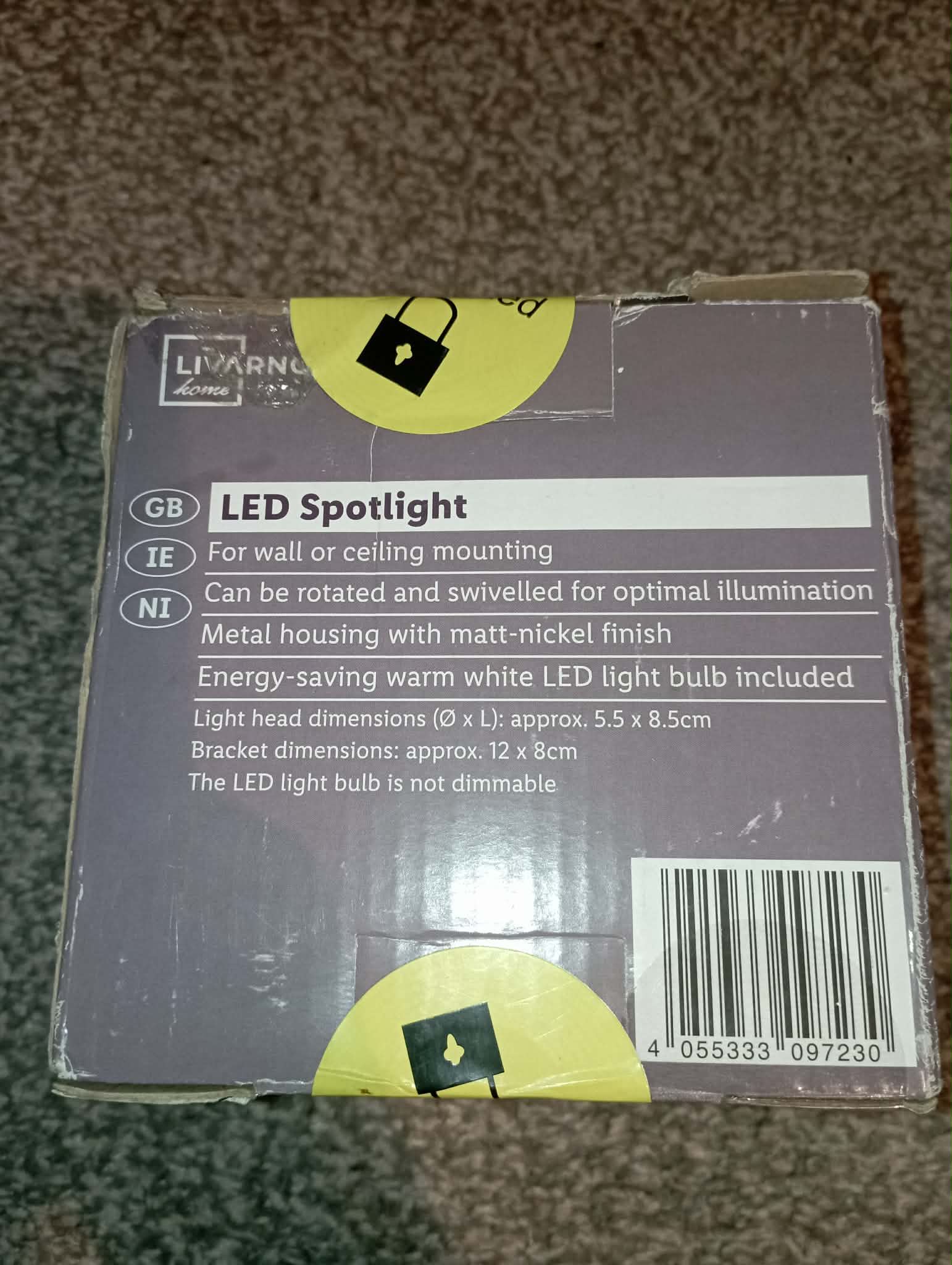 NEW LIVARNO LED spotlight