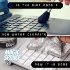 Brighten Car Interior & Keyboard with Magic Spruce Silver Cleaning Gel - 120g