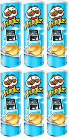 6 x Pringles Salt & Vinegar - 165GM