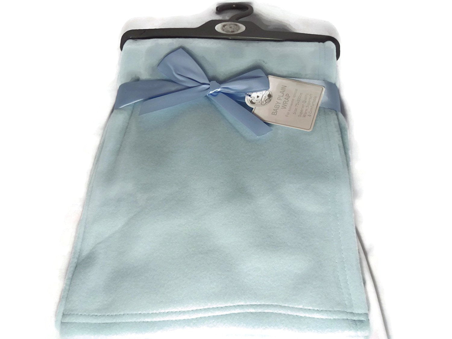 nursery time baby plain wrap blue or pink