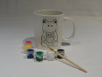 Children's Paint your own Animal Mug Cup Paint Filler Brush Christmas Stocking