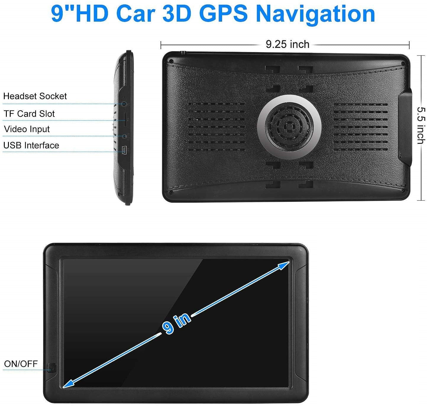 9" CMNAV Advanced Truck Plus (256 MB RAM)