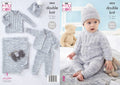 King Cole Baby DK Knitting Pattern Jacket Sweater Leggings Hat & Blanket (5853)