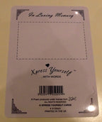 Mum Graveside Memory Card. In Loving Memory Mum I Miss you So. Mum Mother's Day Graveside Memory Card
