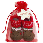 Babytown Festive Christmas Baby Cotton Rich Socks in Tote Bag