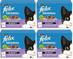 4 x Felix Original Mixed Selection In Gravy Wet Cat Food 12X85G