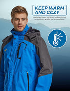 Ski Jacket Winter Coat Waterproof Windproof Outdoor Snowboarding Wantdo