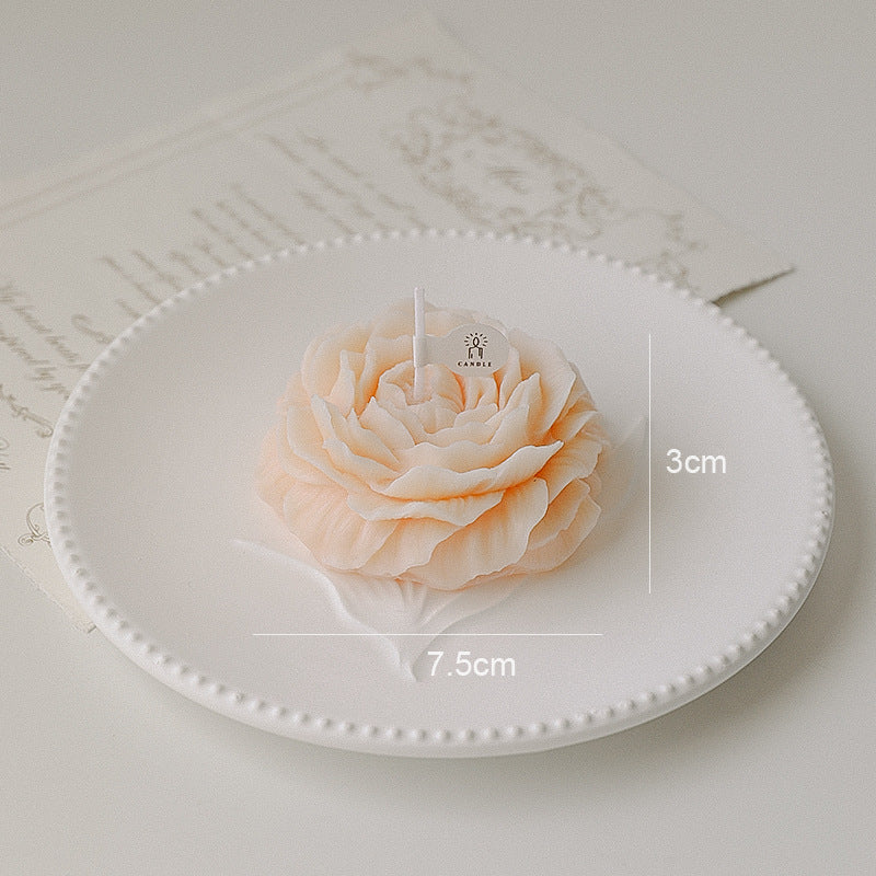Aromatherapy With Hand Gift Peony Shape Candle Valentine's Day