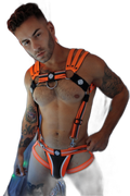 Breedwell Circuit Breaker Body Harness Neon Orange