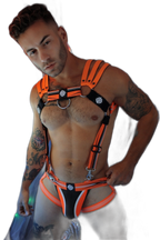 Breedwell Circuit Breaker Body Harness Neon Orange
