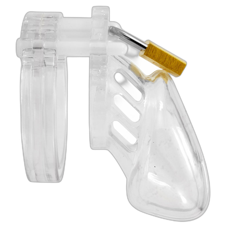 LOCK4D Original Chastity Cage S/M Clear