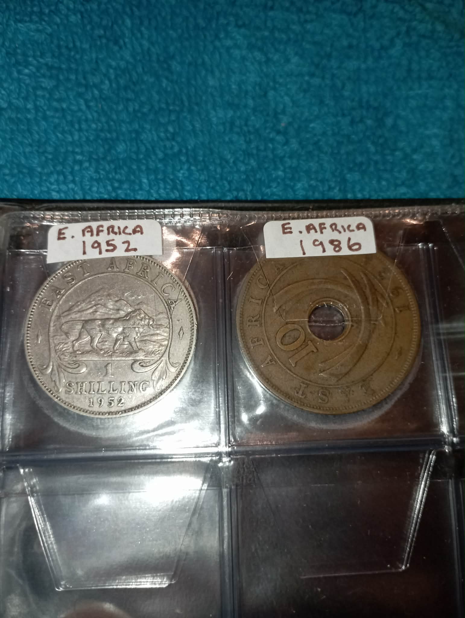 BLACK COIN BOOK INCLUDES 6 COINS