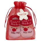 Babytown Festive Christmas Baby Cotton Rich Socks in Tote Bag
