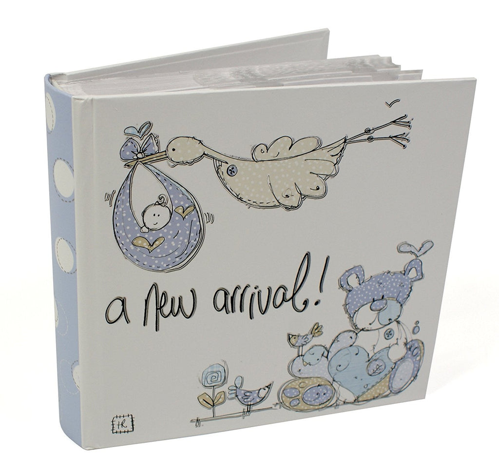 Tracey Russell Designer Blue New Arrival Baby Photo Album