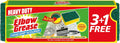 Elbow Grease Hand Grip Scourer - Heavy Duty Washing Up Sponge (4 Pack Yellow/Green)