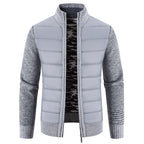 Men's Cardigan Sweater Stand Collar Sweater Coat