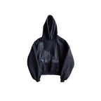 Loose-fit Women's Dark-style Retro Printed Hoodie