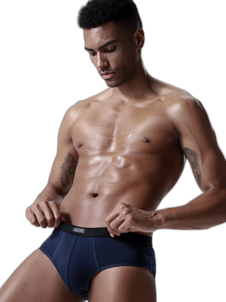 4 Pack Cotton Support U Convex Pouch Briefs