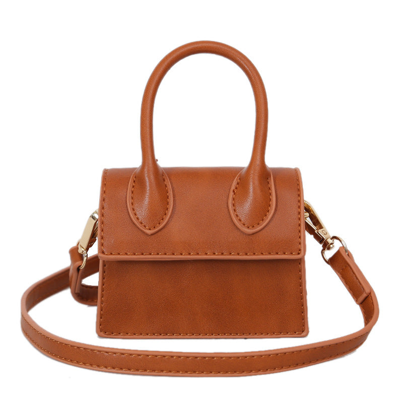New PU Student Fashion Personality Korean Style Simple Retro Messenger Handbag