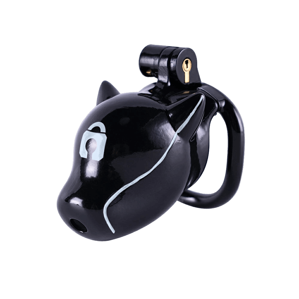 Furjoi Drone Hood Chastity Cage White