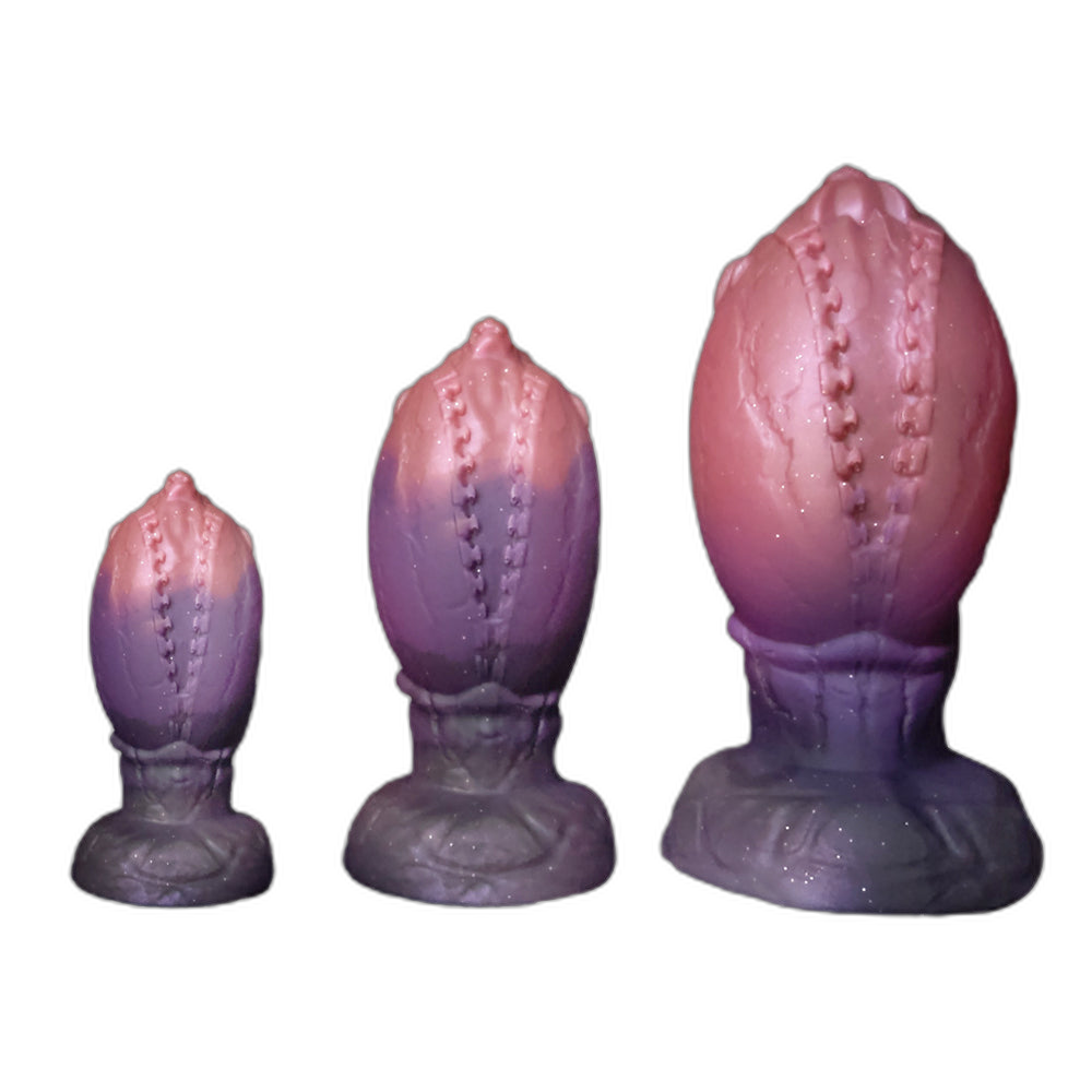 Dragon Hatch Silicone Egg Plug - Huge Anal Toy - Silicone Butt Plug - Anal Trainer