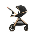 Kinderkraft Esme 3-in-1 Travel System with Mink Pro Car Seat - Pure Black