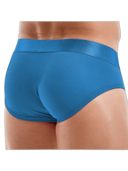 Men's Solid Color Mesh Breathable Sports Fitness Briefs