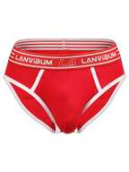 Men’s Spliced Color Pouch Briefs
