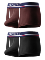2 Pack Breathable Separate Pouch Boxer Briefs