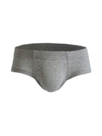 3 Pack Men's Cotton Solid U-Shaped Pouch Briefs