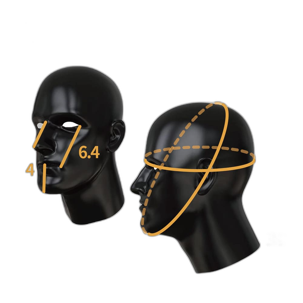 THE RUBBER WARDER Anatomical Latex Mask