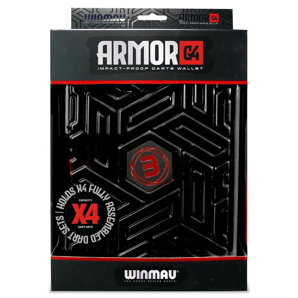 WINMAU Armor G4 Dart Wallet BLACK