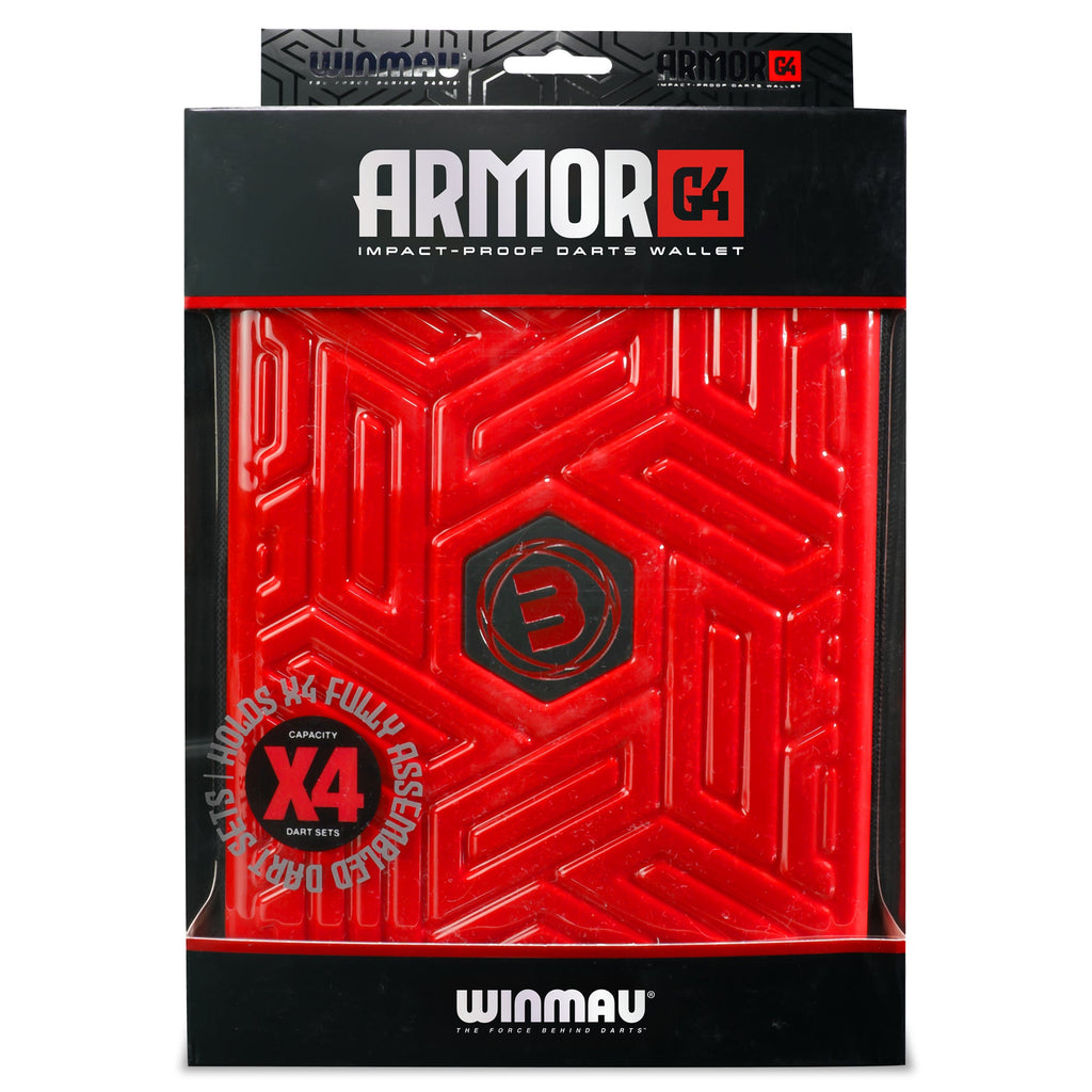 WINMAU Armor G4 Dart Wallet RED