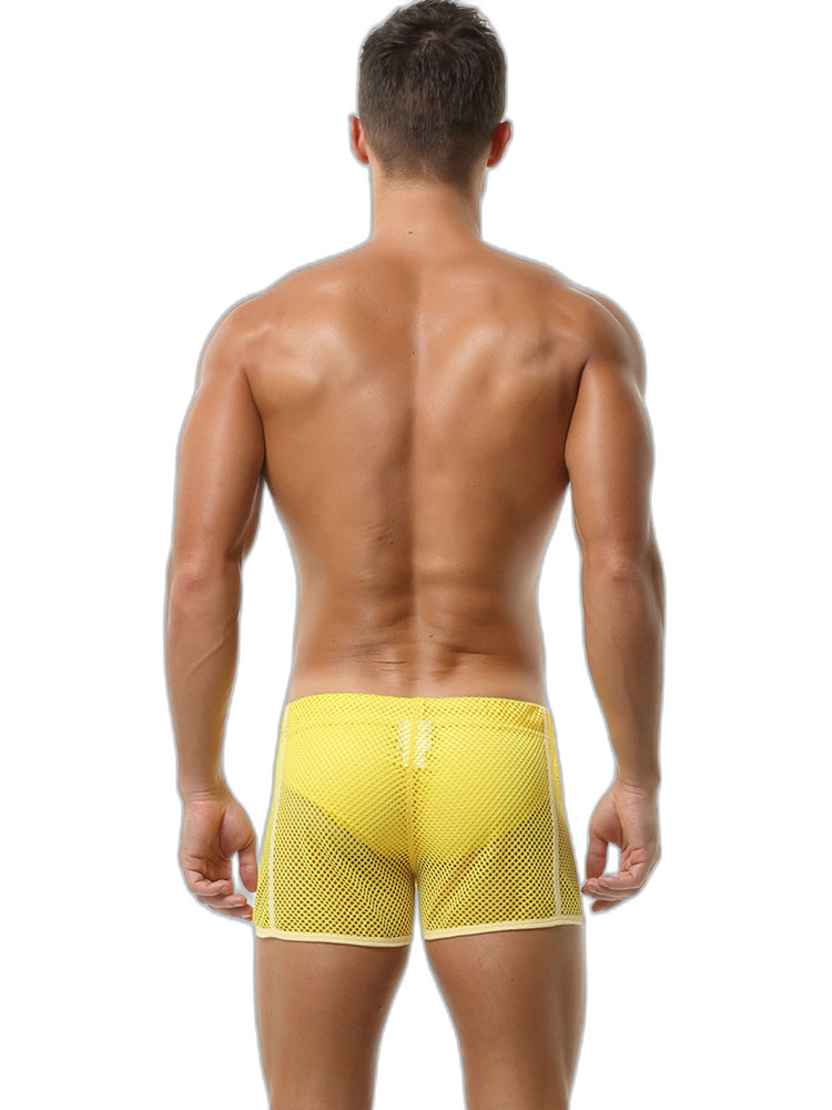 Men's Hollowed Out Breathable Boxer Briefs