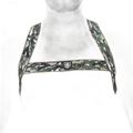 TOF Paris Fetish Elastic Chest Harness Khaki Camouflage
