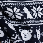 HelloBaby Christmas Baby Boy Snow Party Sweatshirt - Navy Blue