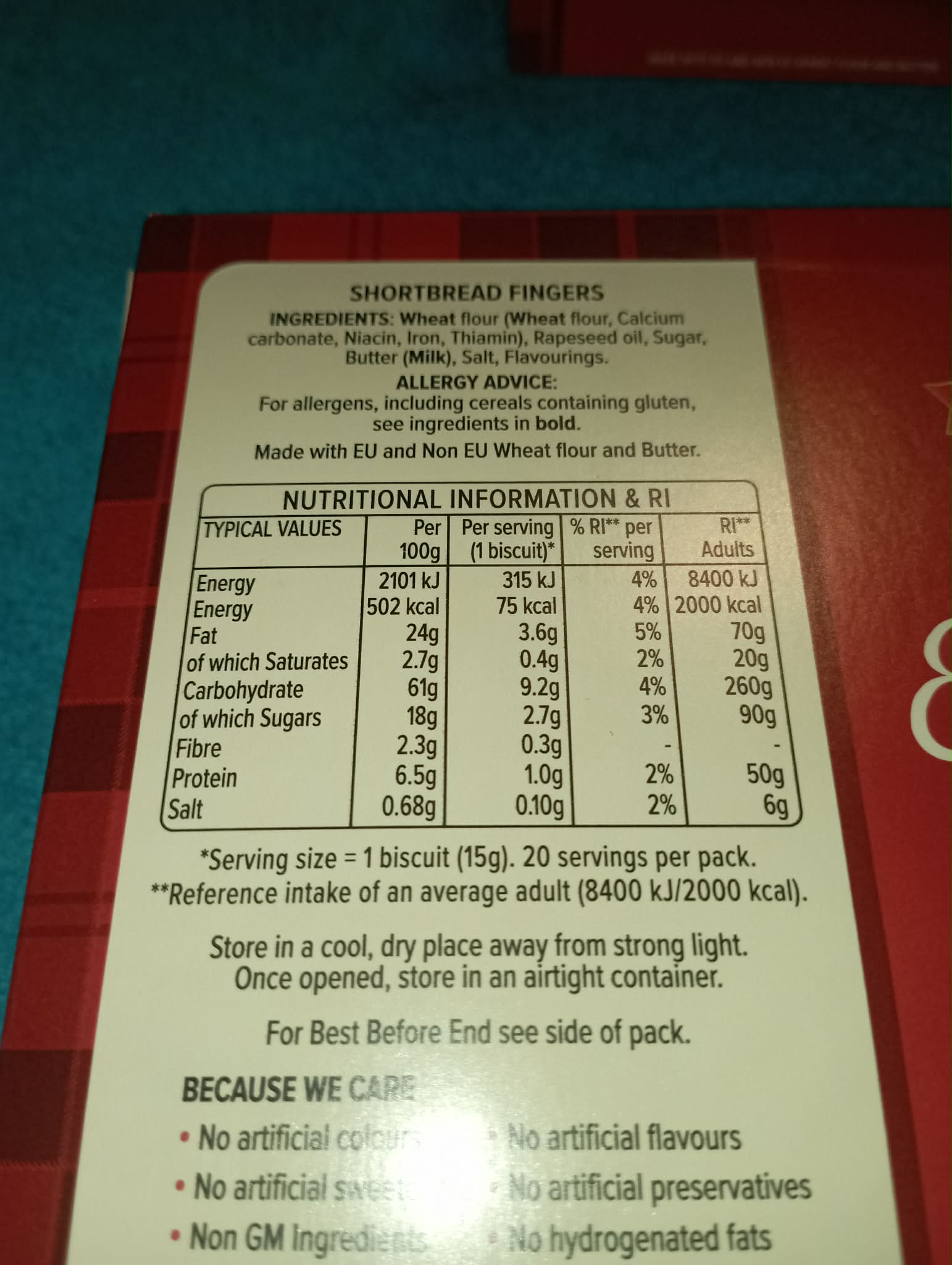 Buy 3 FOR £5.50 : ROYAL EDINBURGH SHORTBREAD 300G(2X150G)